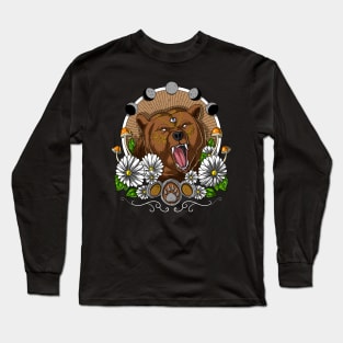 Psychedelic Bear Long Sleeve T-Shirt